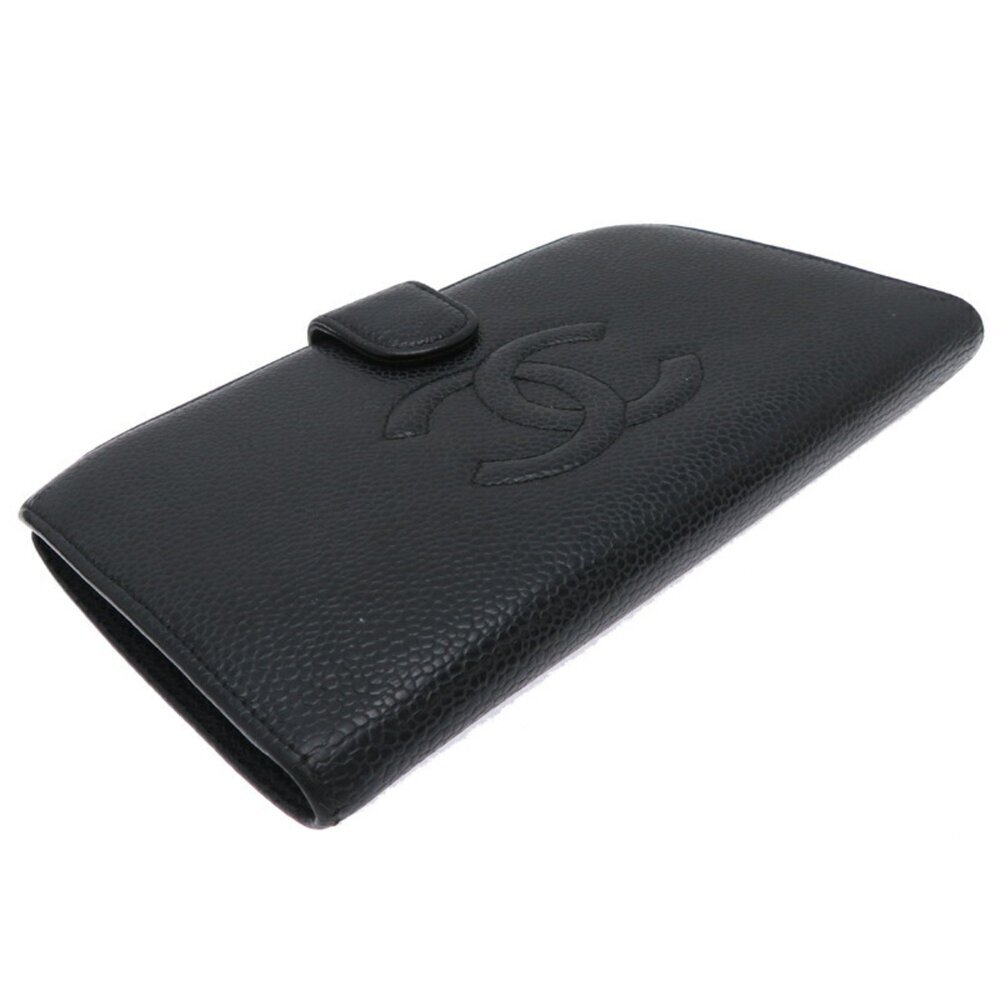 CHANEL Black Caviar Leather Wallet - Picture 3 of 9